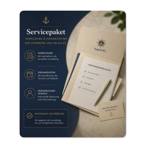 Anmeldung zur Prüfung Bootsführerschein