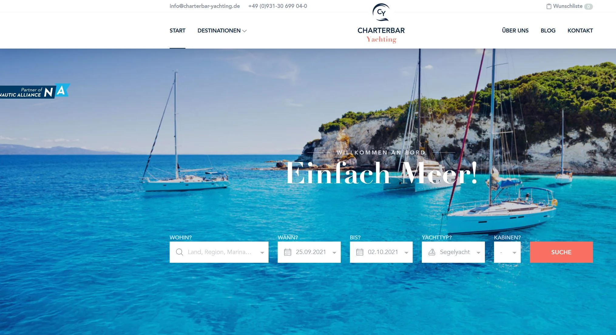 Charterbar Yachting